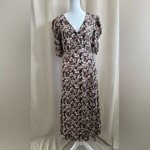 Abercrombie & Fitch Floral Midi Dress | Size L